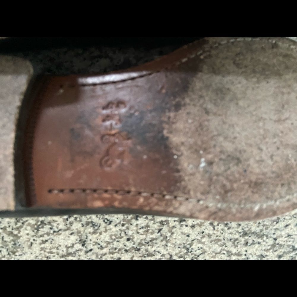 Men's Coach “Allen” Black leather Penny Loafers dress shoes black 10.5 M - Picture 9 of 12